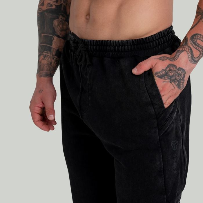 Washed Joggers Black - STRIX M