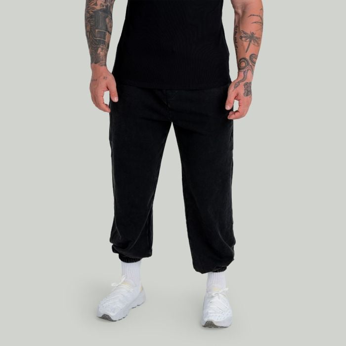 Washed Joggers Black - STRIX M