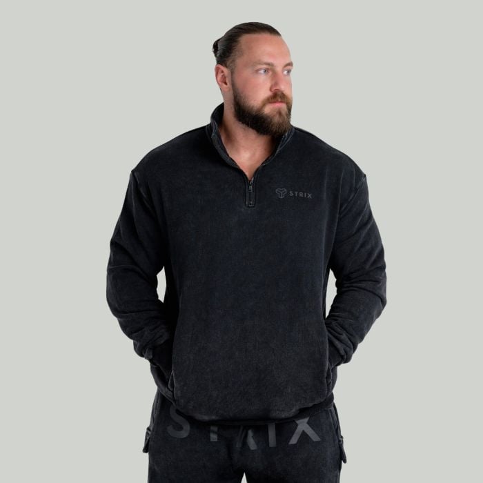 Washed Jumper Black - STRIX M