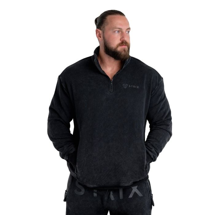 Washed Jumper Black - STRIX M