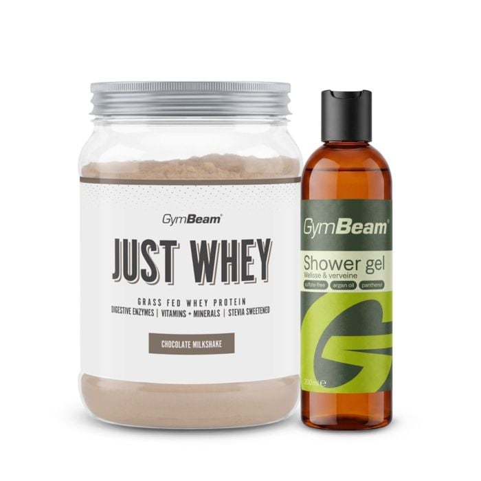 Just Whey Grass-Fed Protein – GymBeam + gift 1000 g - chocolate milkshake - 00