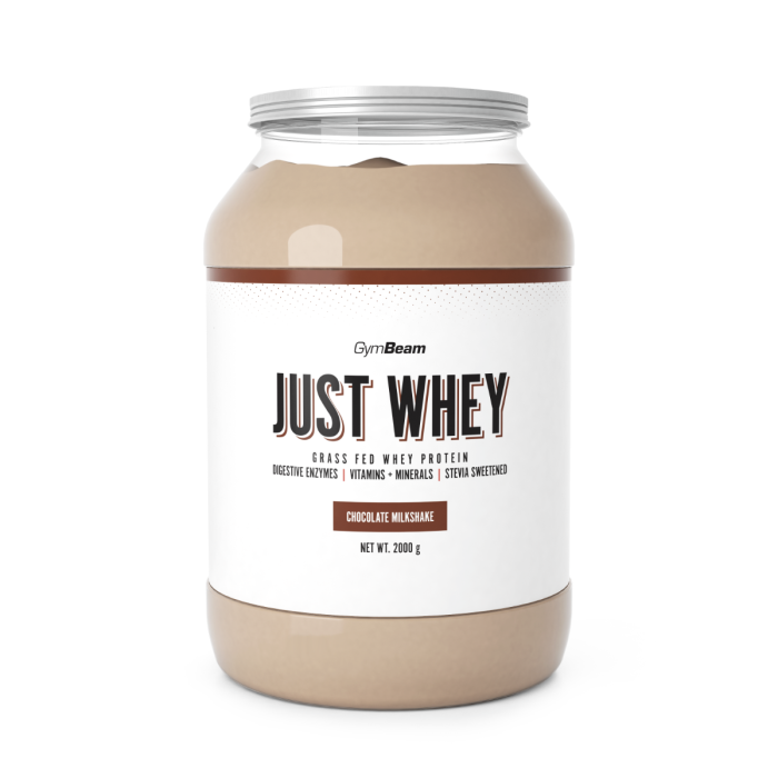 Just Whey Grass-Fed Protein – GymBeam + gift 2000 g - chocolate milkshake - 00