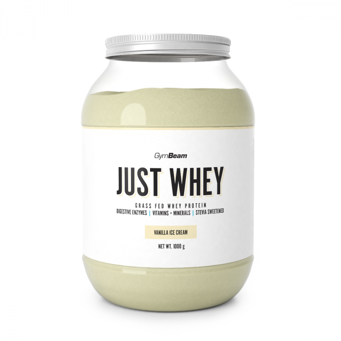 Just Whey Grass-Fed Protein – GymBeam + gift 1000 g - vanilla ice cream - 00