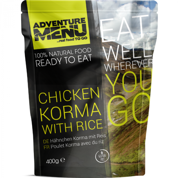 Chicken Korma with rice - Adventure Menu