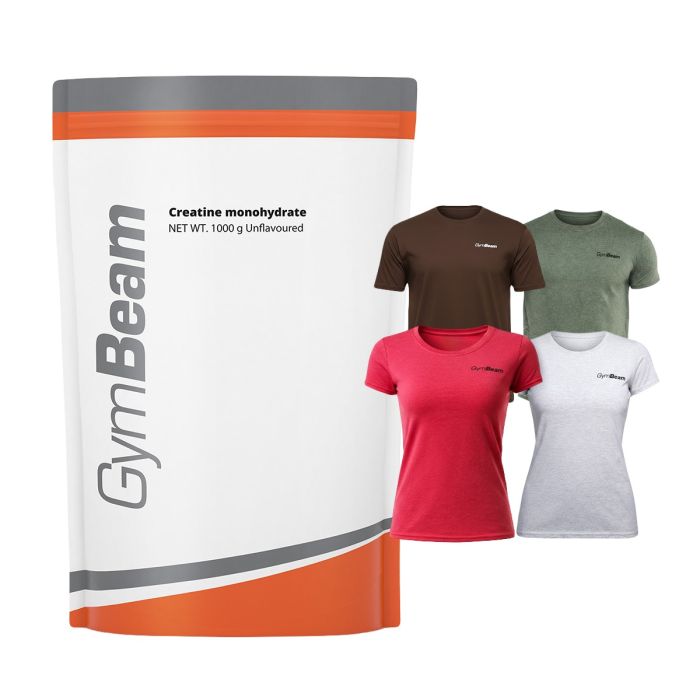 100% Creatine Monohydrate - GymBeam 500 g - lemon lime - 00