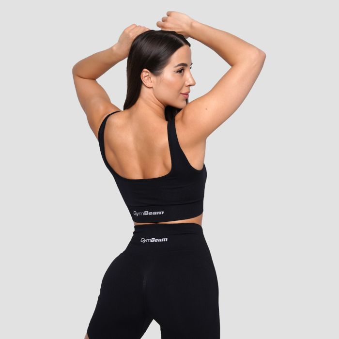 Lift Seamless Sports Bra Black - GymBeam L