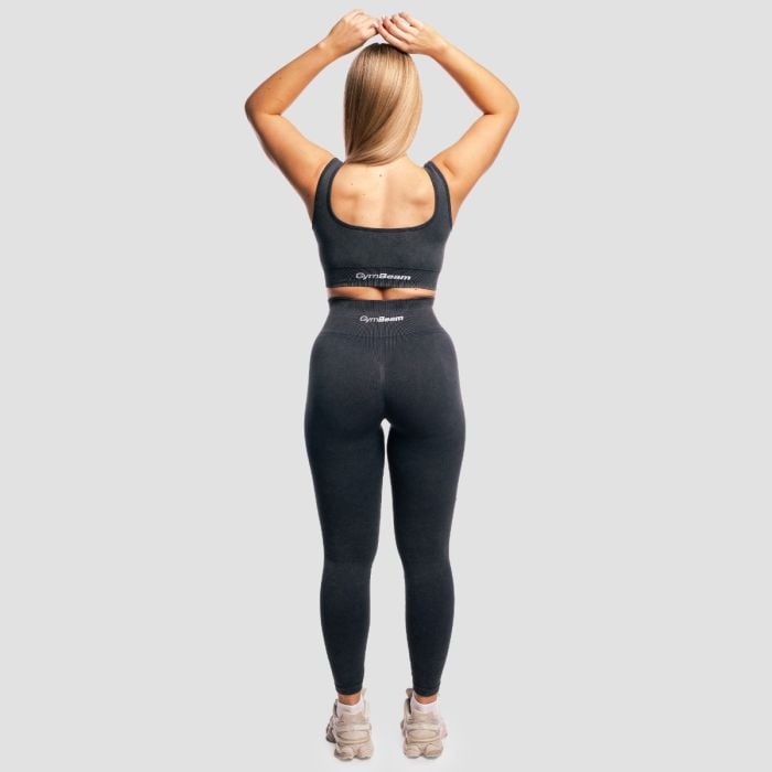 Lift Seamless Sports Bra Coal - GymBeam S