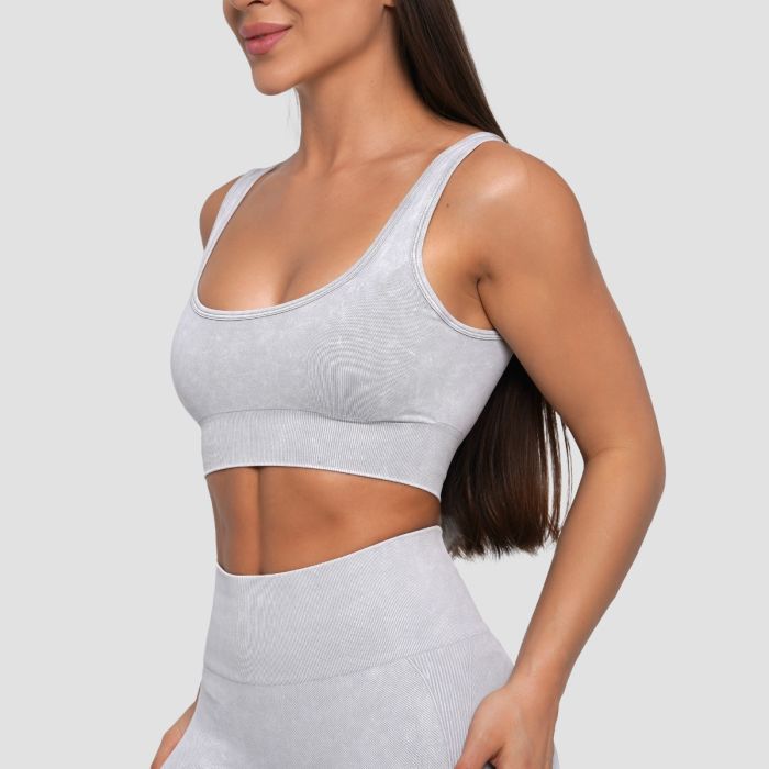 Lift Seamless Sports Bra Grey - GymBeam L