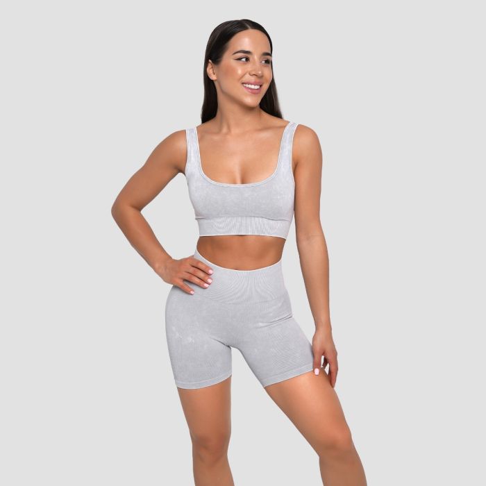 Lift Seamless Sports Bra Grey - GymBeam L