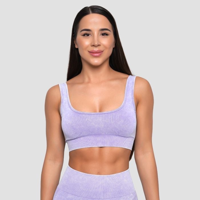 Lift Seamless Sports Bra Violet - GymBeam XL