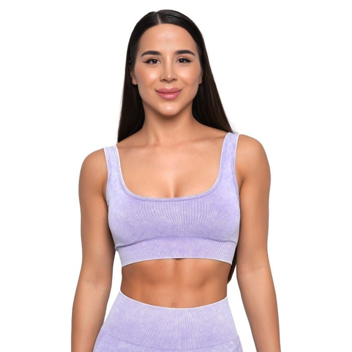 Lift Seamless Sports Bra Violet - GymBeam XL