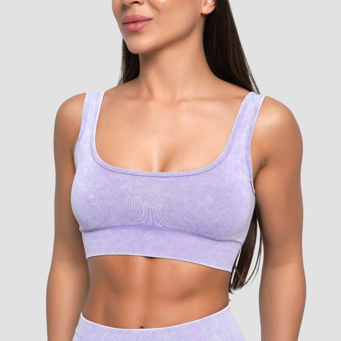 Lift Seamless Sports Bra Violet - GymBeam XL