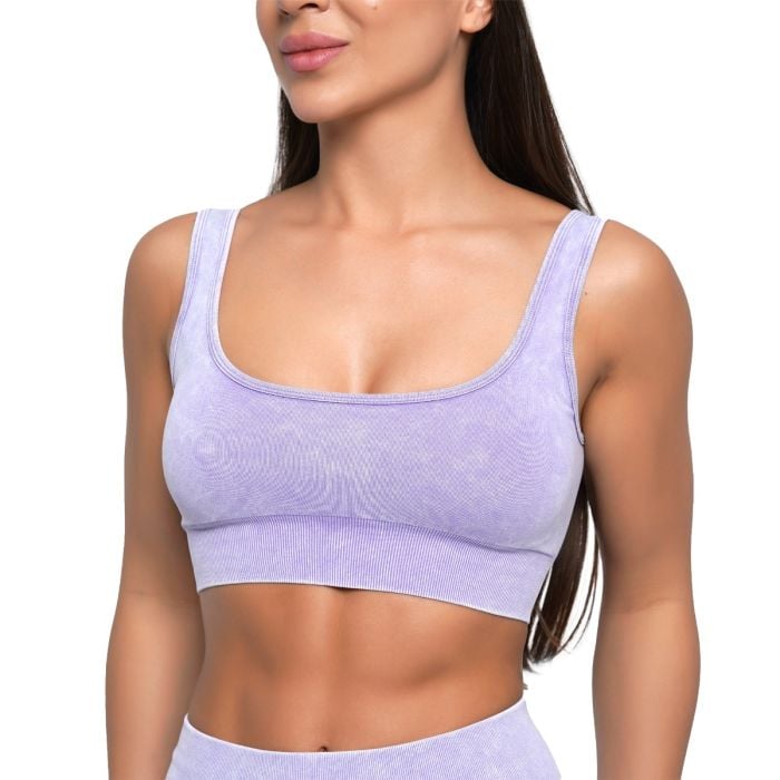 Lift Seamless Sports Bra Violet - GymBeam XL