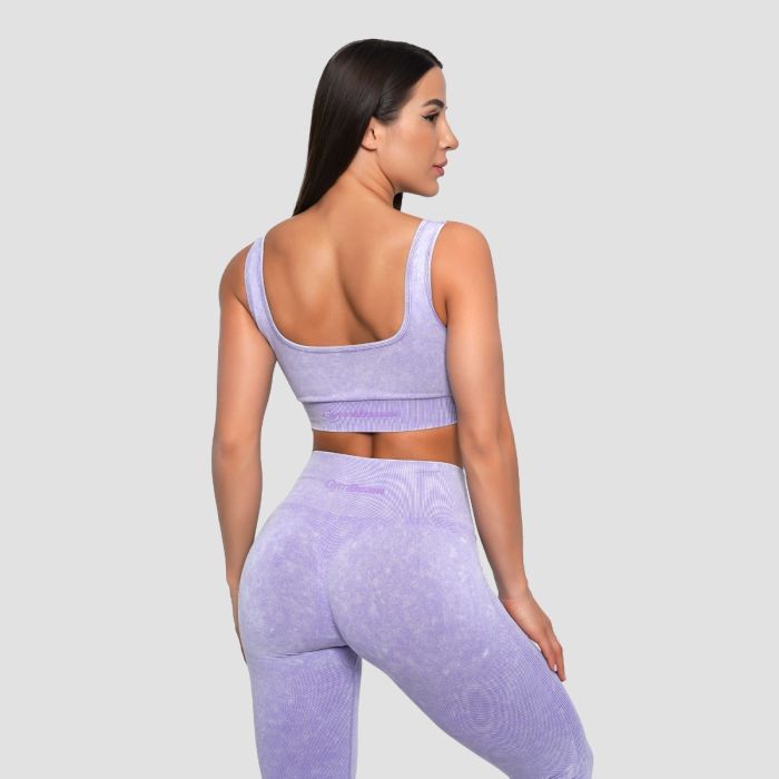 Lift Seamless Sports Bra Violet - GymBeam XL