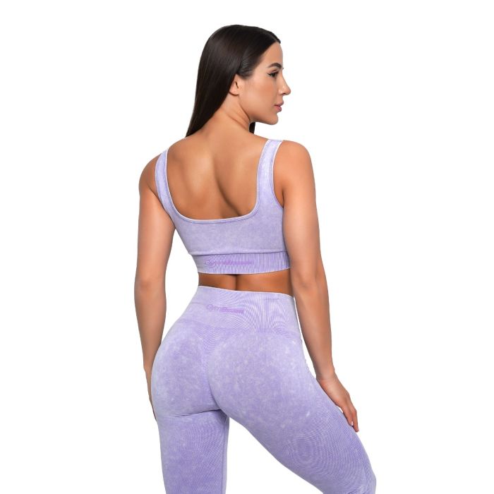 Lift Seamless Sports Bra Violet - GymBeam XL