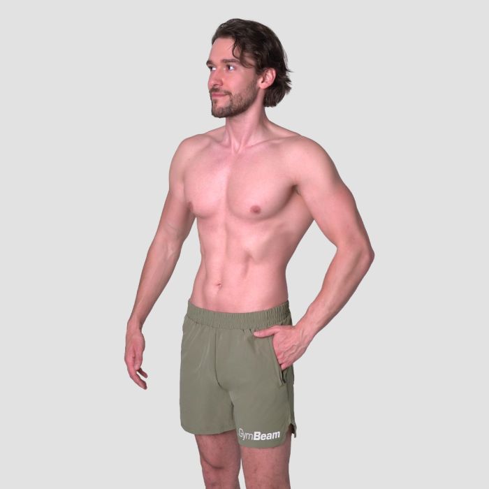 Light Shorts Essence Green - GymBeam XL