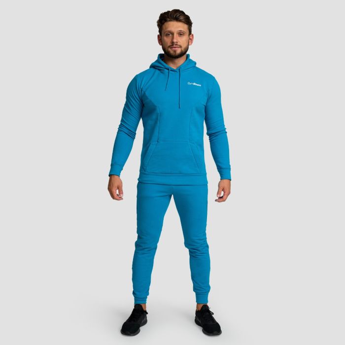 Muška dukserica Limitless Hoodie Aquamarine - GymBeam XXXL