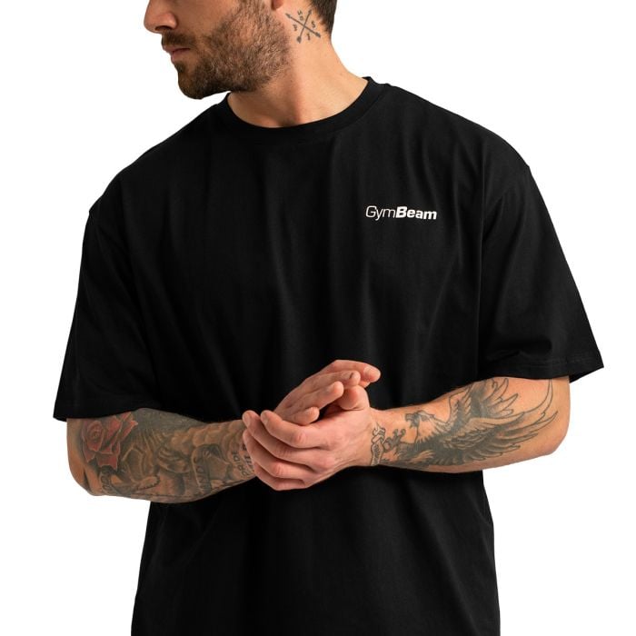 Oversized Limitless T-Shirt Black - GymBeam M