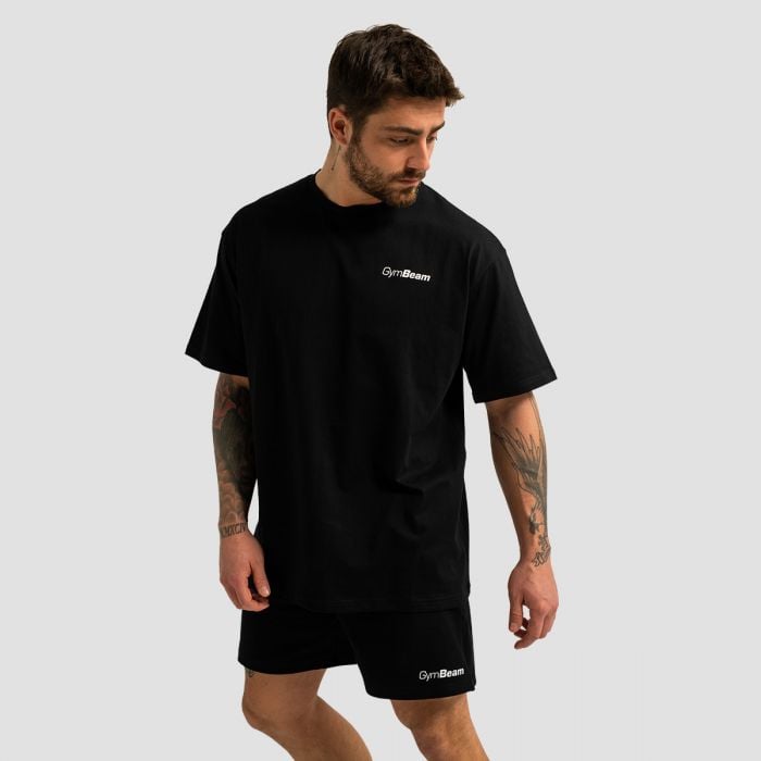 Oversized Limitless T-Shirt Black - GymBeam M
