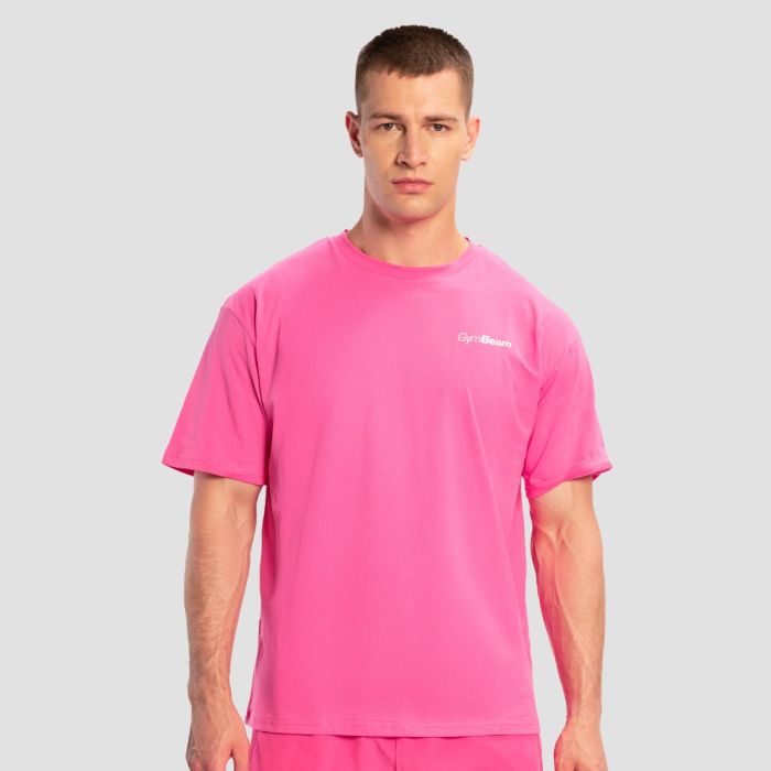 Oversized Limitless T-Shirt Dragonfruit - GymBeam XXL