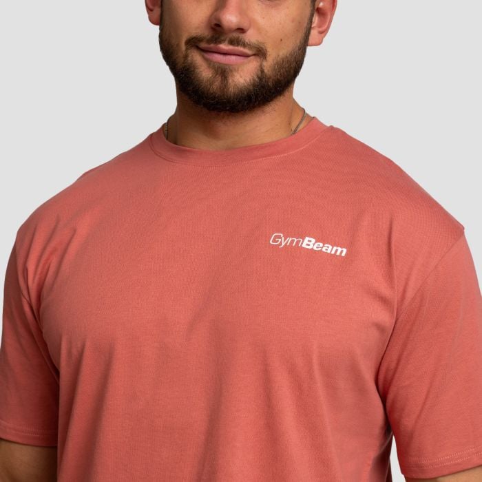 Muška Oversized majica Limitless Cinnamon - GymBeam XXL