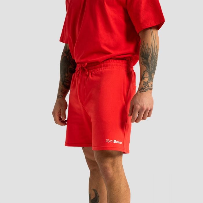Kratke hlače Limitless Hot Red - GymBeam XXXL