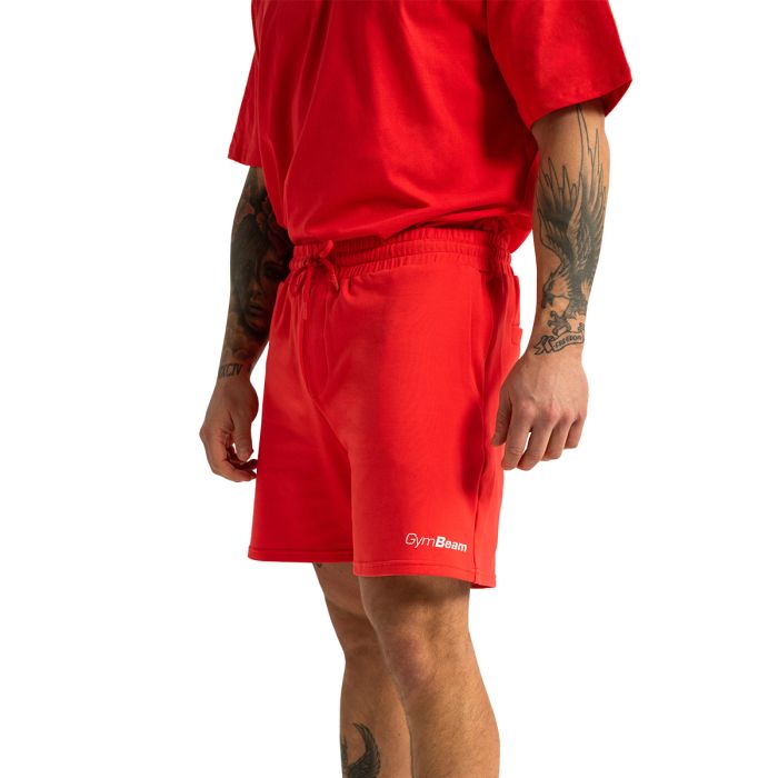 Kratke hlače Limitless Hot Red - GymBeam XXXL