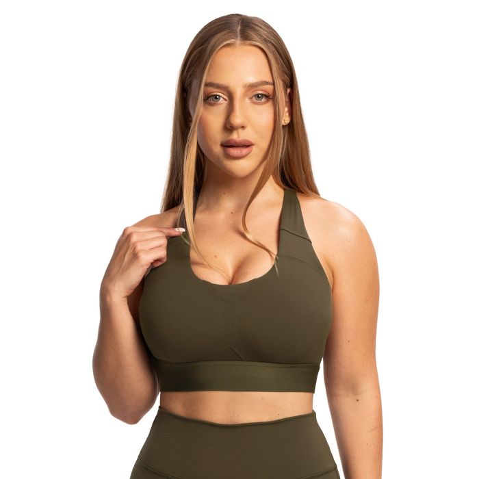 Limitless Sports Bra Espresso - GymBeam S