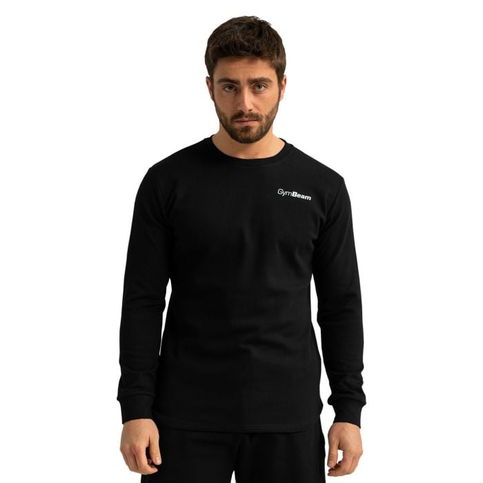 Limitless Sweatshirt Black - GymBeam XXXL