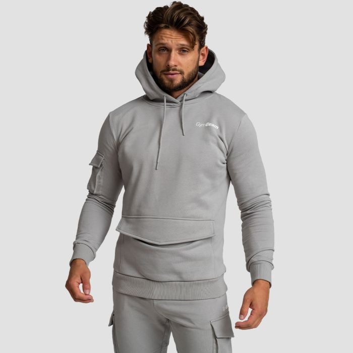 Men‘s TRN Hoodie Grey - GymBeam XXXL