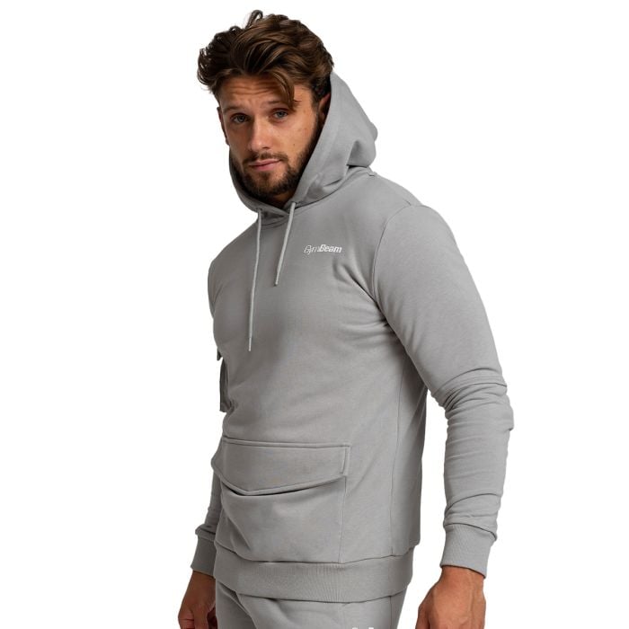 Men‘s TRN Hoodie Grey - GymBeam XXXL