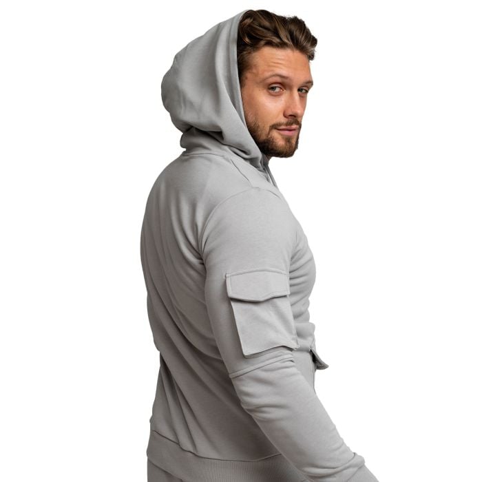 Men‘s TRN Hoodie Grey - GymBeam XXXL