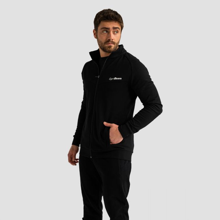 Muška dukserica Zip Up Limitless Black - GymBeam XXL