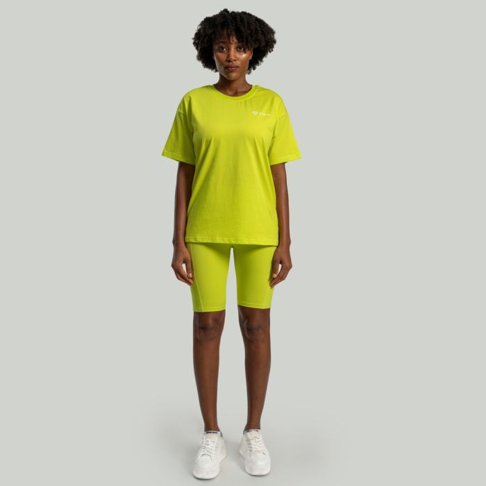 Ženska oversized majica Lunar Chartreuse - STRIX S