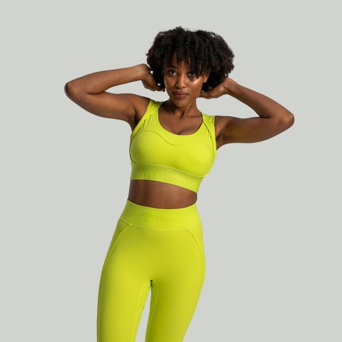 Lunar Sports Bra Chartreuse - STRIX XXL