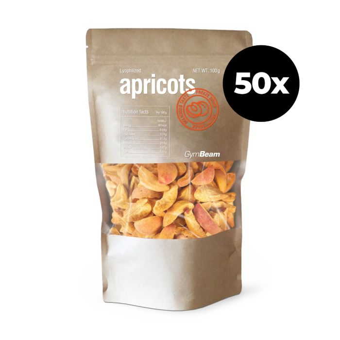 Lyophilized Apricots – GymBeam 100 g