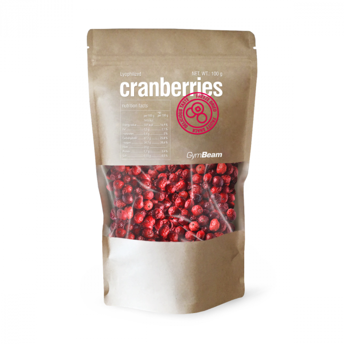 Lyophilized cranberries - GymBeam