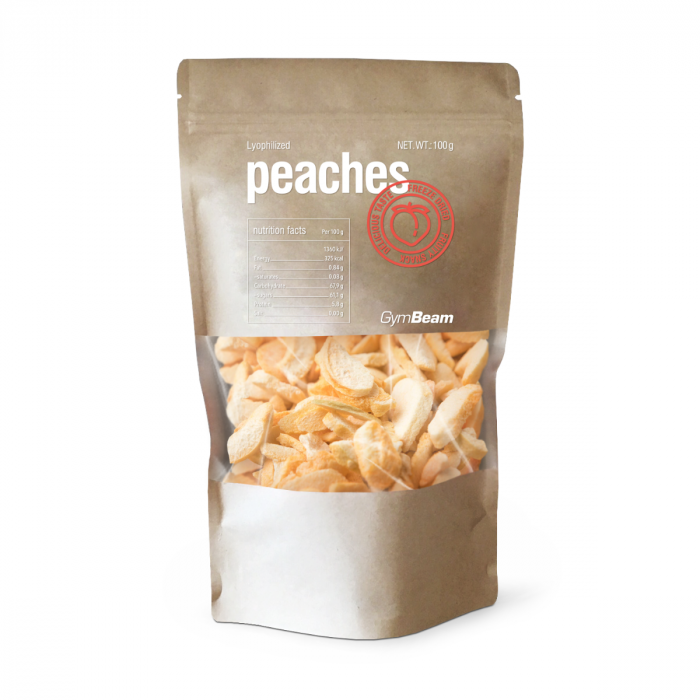 Lyophilized Peaches – GymBeam 100 g