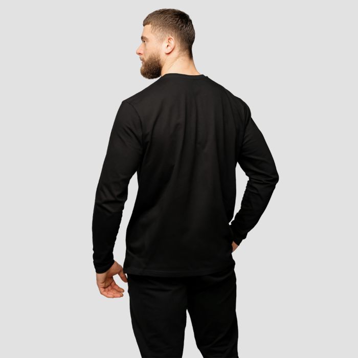 Muška majica dugih rukava Basic Black - GymBeam M