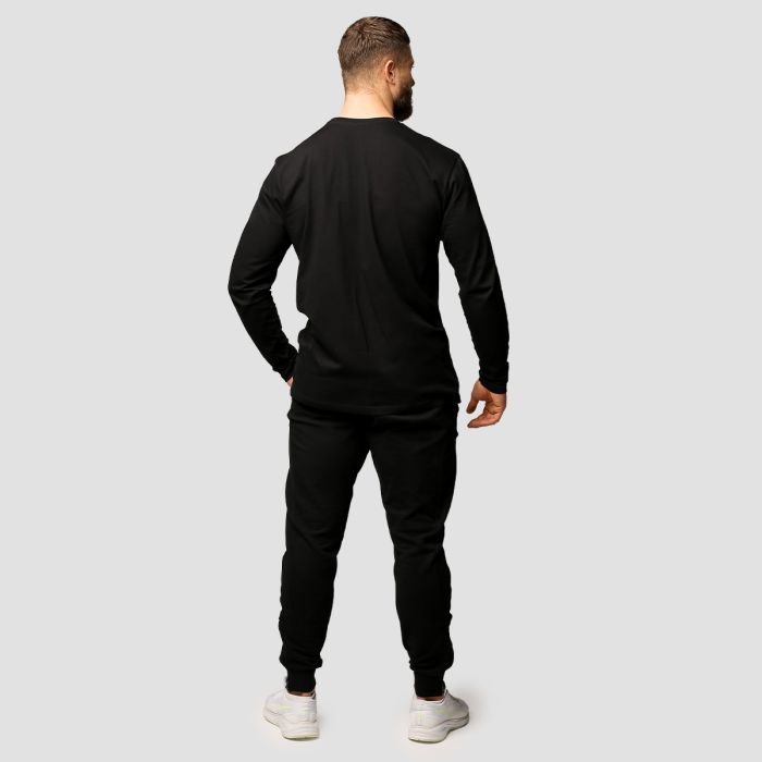 Muška majica dugih rukava Basic Black - GymBeam M
