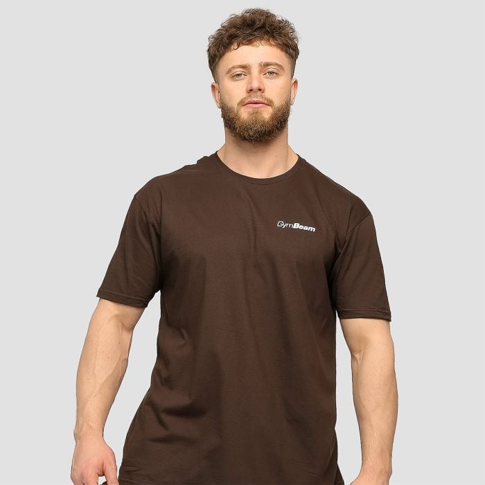 Basic T-Shirt Chocolate Brown - GymBeam L