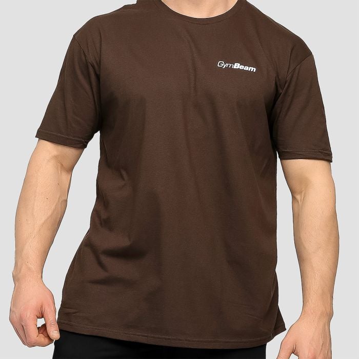 Basic T-Shirt Chocolate Brown - GymBeam L