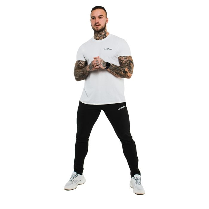 Men‘s Basic T-Shirt White - GymBeam L