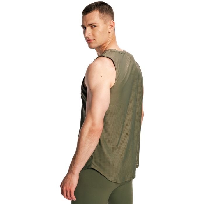 Men‘s Combat Tank Top Olive Grey - GymBeam XL