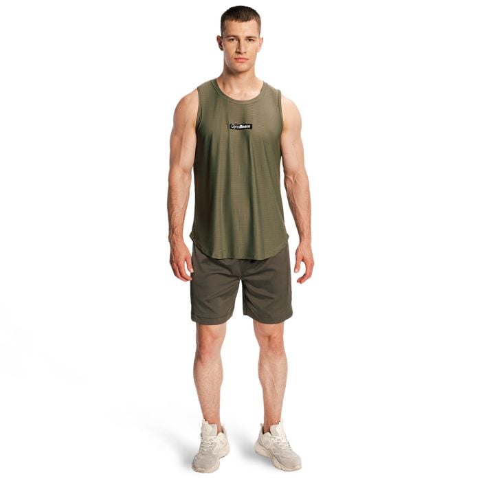 Men‘s Combat Tank Top Olive Grey - GymBeam XL