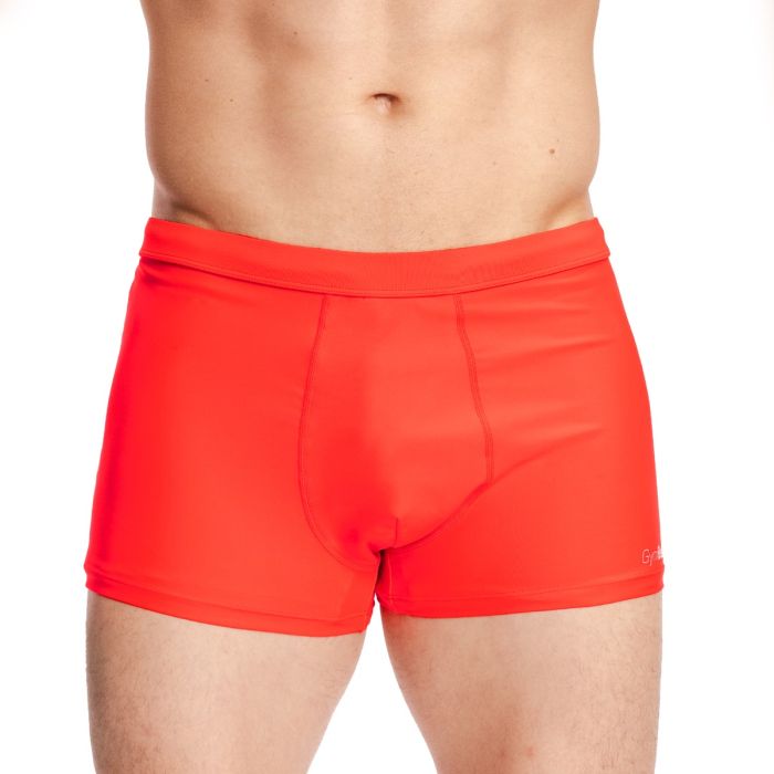 Men‘s PRO Swim Shorts Red - GymBeam XXL