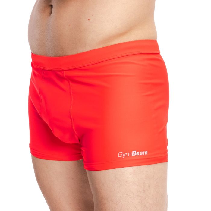 Men‘s PRO Swim Shorts Red - GymBeam XXL