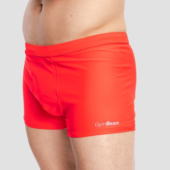 Men‘s PRO Swim Shorts Red - GymBeam XXL