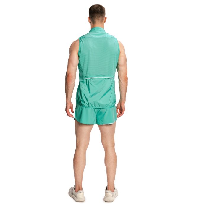Men‘s Pulse X Running Gilet Green - GymBeam XXL