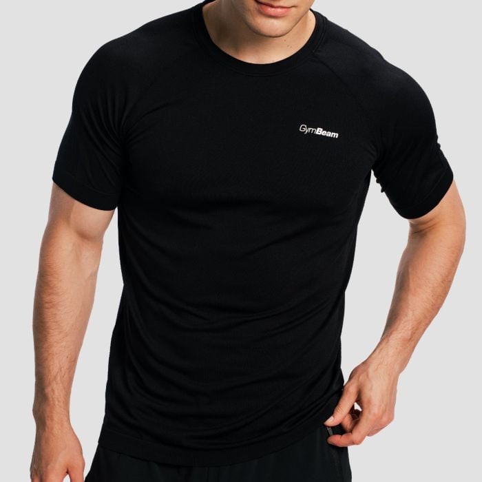 Men‘s Pulse X Running T-shirt Black - GymBeam M